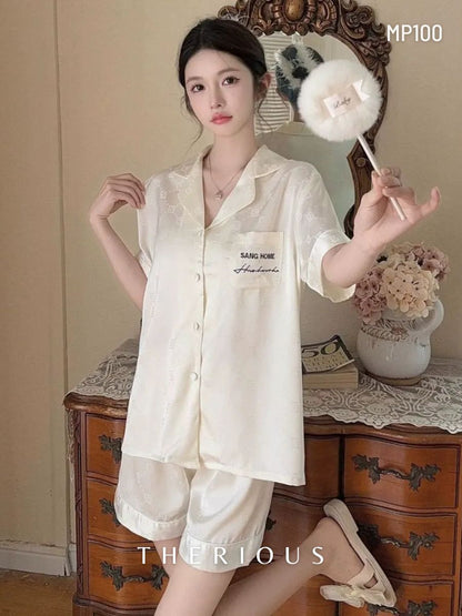 PREMIUM Pajamas Short Pants Set MP100 [Ready Stock]