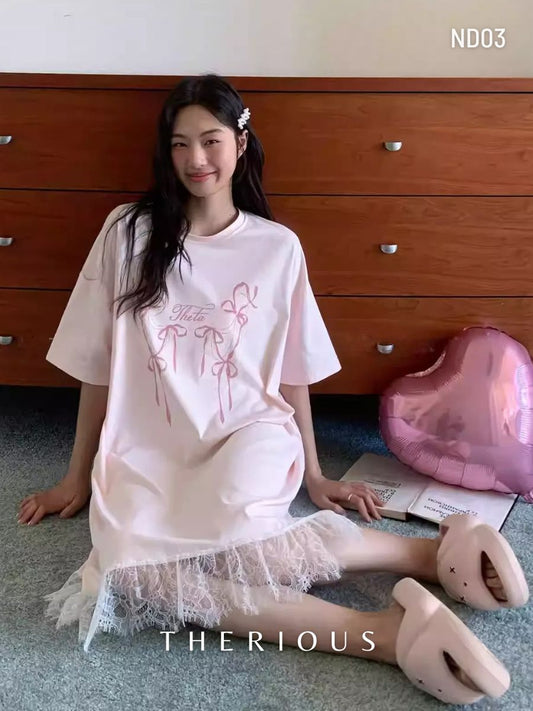 Rose Cotton Sleep Dress ND03 [Preorder]