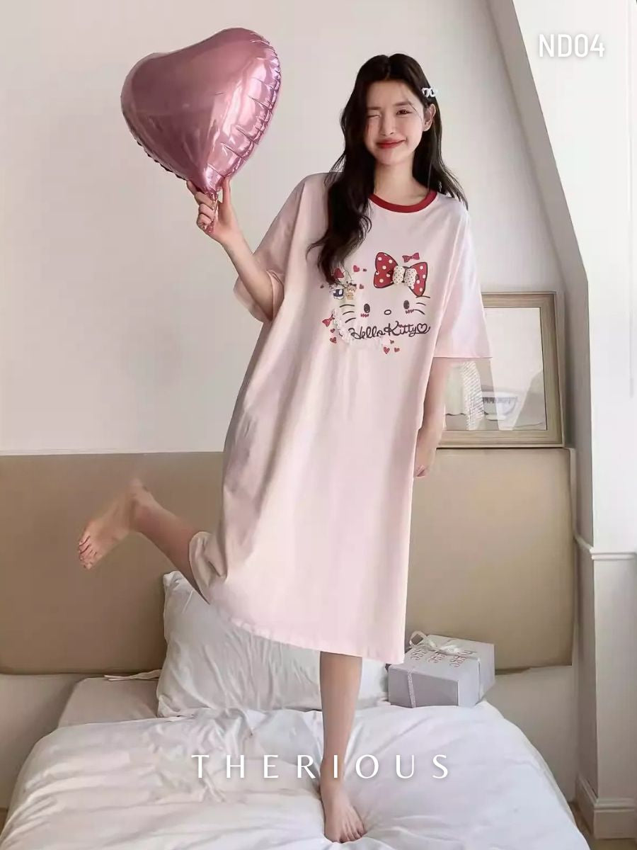 Sana Cotton Sleep Dress ND04 [Preorder]