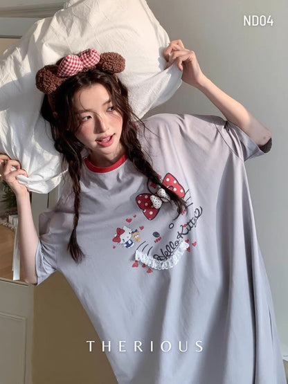 Sana Cotton Sleep Dress ND04 [Preorder]