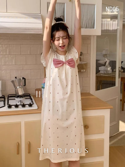 Rose Cotton Sleep Dress ND05 [Preorder]
