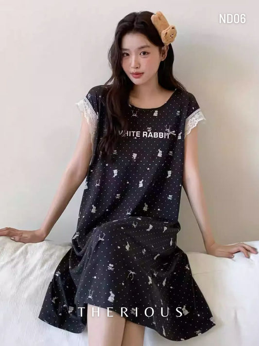 Rose Cotton Sleep Dress ND06 [Preorder]