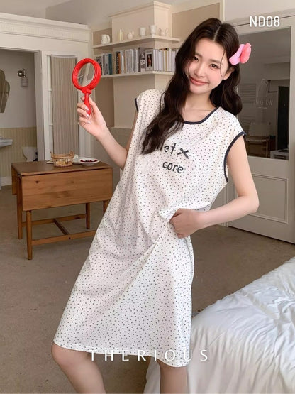 Rose Cotton Sleep Dress ND08 [Preorder]