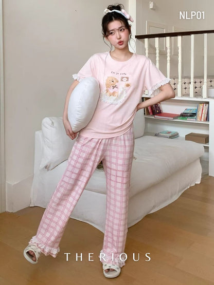 Sana Cotton Pajamas Long Pants NLP01 [Preorder]