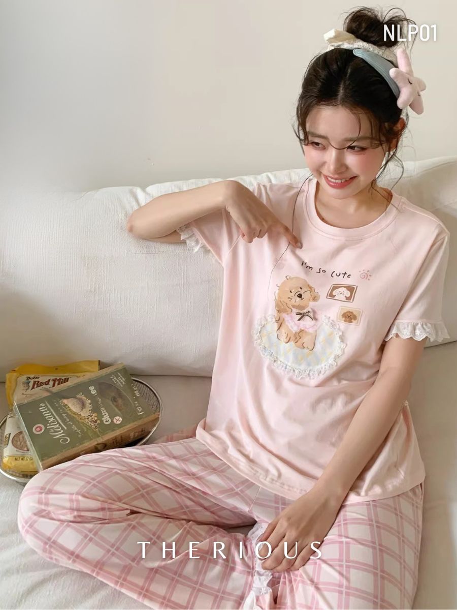 Sana Cotton Pajamas Long Pants NLP01 [Preorder]