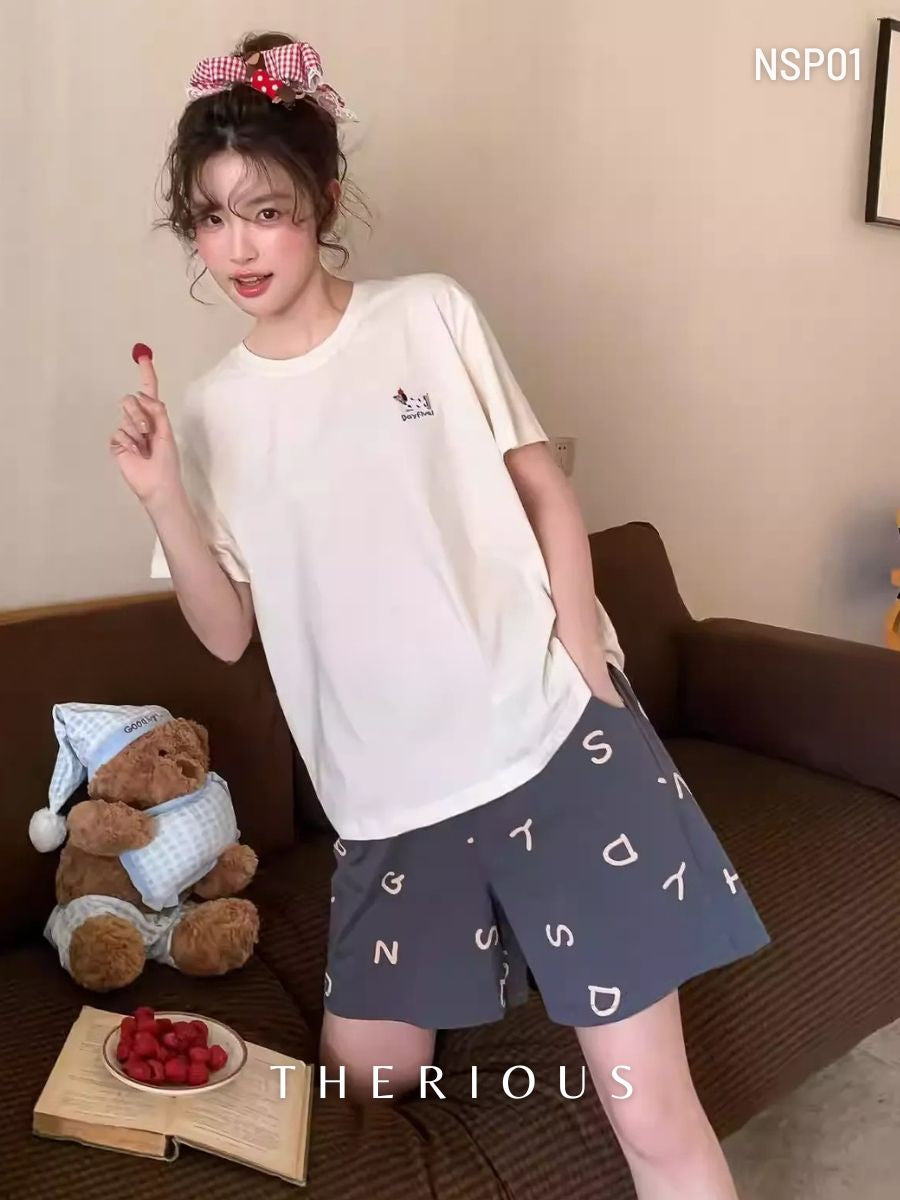 Sana Cotton Pajamas Short Pants NSP01 [Preorder]