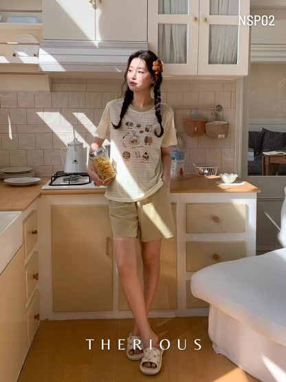 Sana Cotton Pajamas Short Pants NSP02 [Preorder]