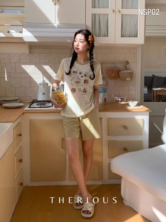 Sana Cotton Pajamas Short Pants NSP02 [Preorder]