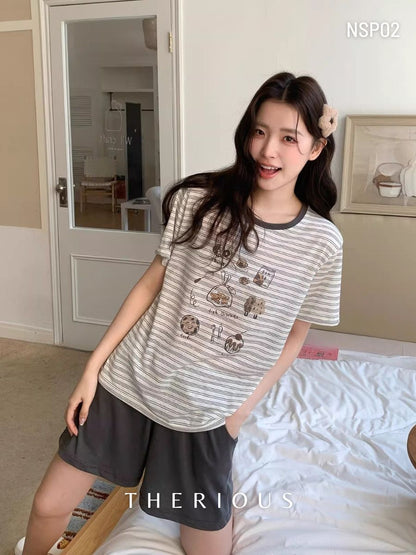 Sana Cotton Pajamas Short Pants NSP02 [Preorder]