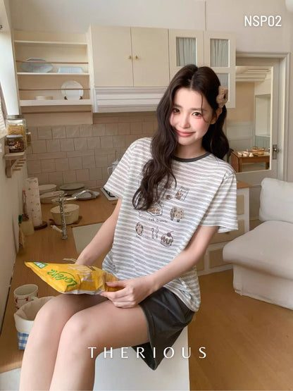 Sana Cotton Pajamas Short Pants NSP02 [Preorder]
