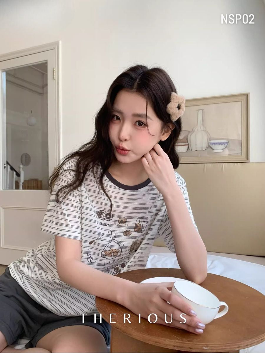 Sana Cotton Pajamas Short Pants NSP02 [Preorder]