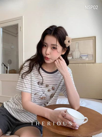 Sana Cotton Pajamas Short Pants NSP02 [Preorder]