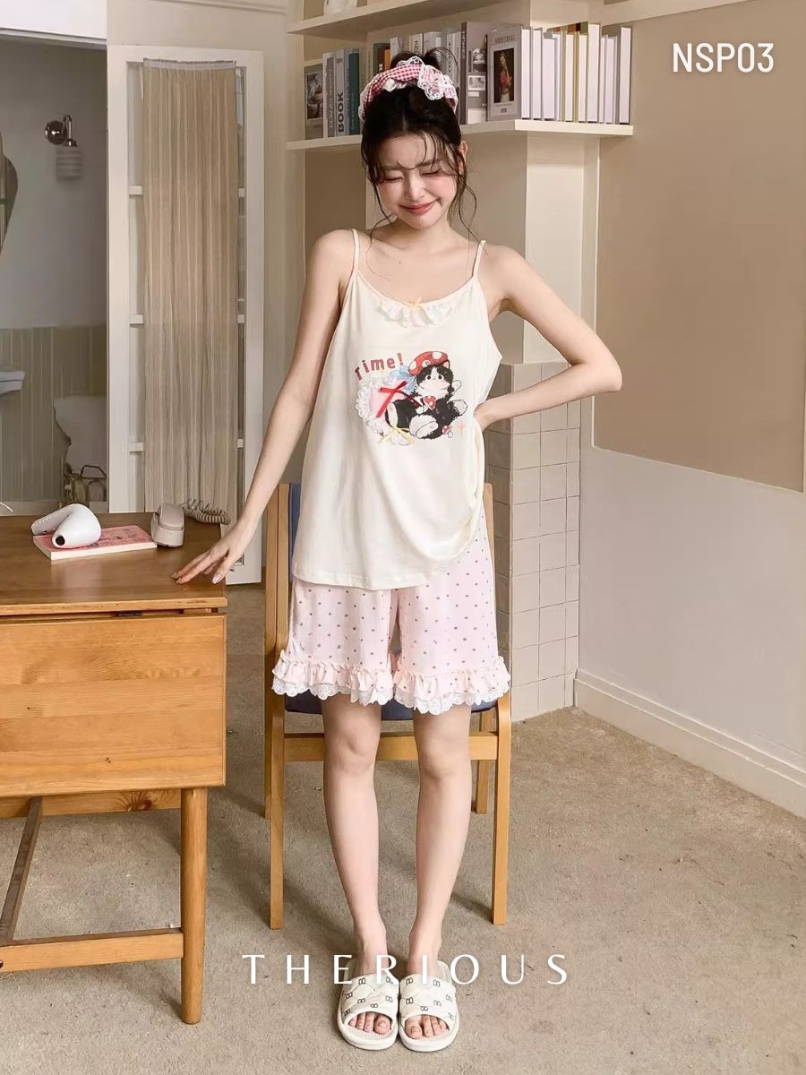 Sana Cotton Pajamas Short Pants NSP03 [Preorder]