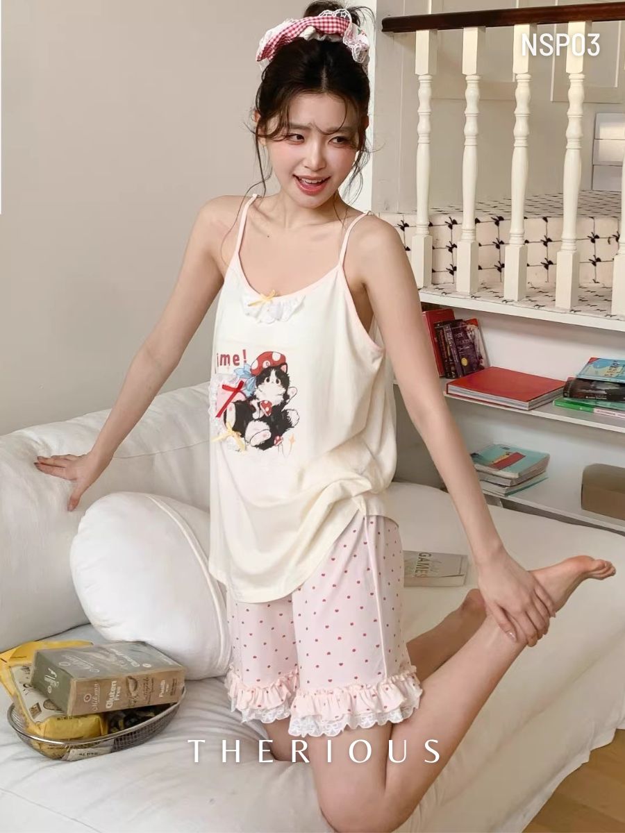 Sana Cotton Pajamas Short Pants NSP03 [Preorder]