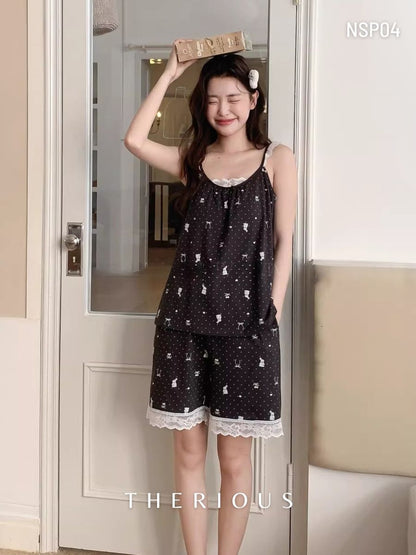Sana Cotton Pajamas Short Pants NSP04 [Preorder]