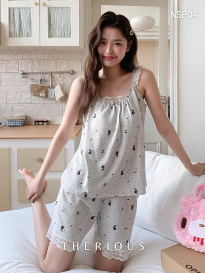 Sana Cotton Pajamas Short Pants NSP04 [Preorder]