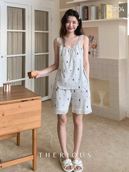 Sana Cotton Pajamas Short Pants NSP04 [Preorder]