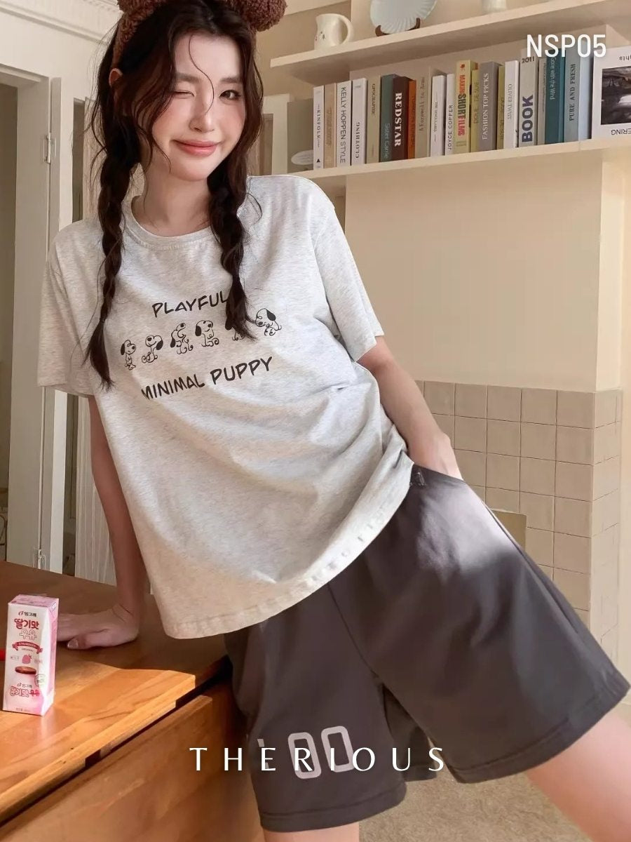 Sana Cotton Pajamas Short Pants NSP05 [Preorder]
