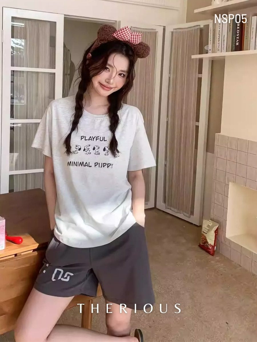 Sana Cotton Pajamas Short Pants NSP05 [Preorder]