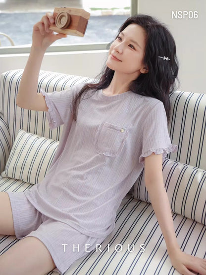 Sana Cotton Pajamas Short Pants NSP06 [Preorder]