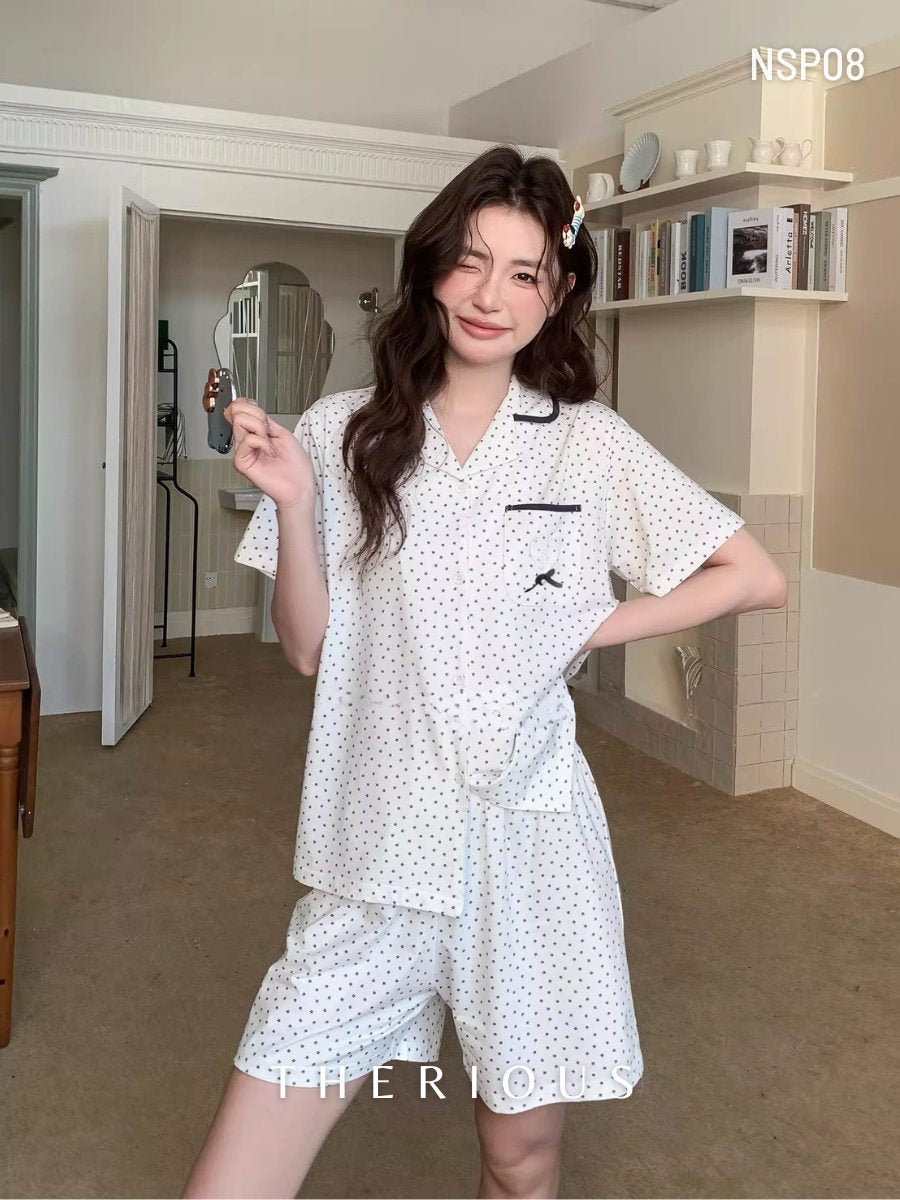 Sana Cotton Pajamas Short Pants NSP08 [Preorder]