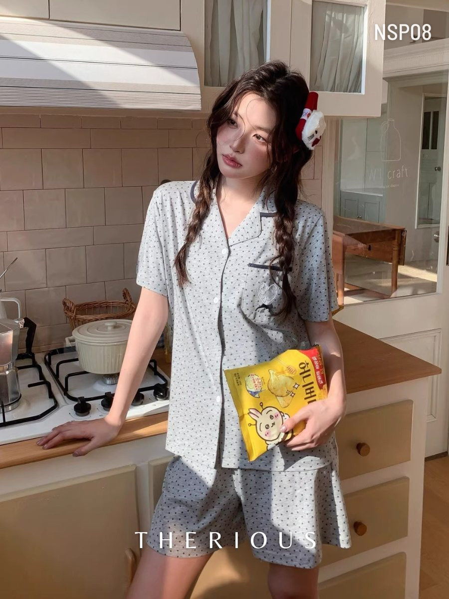 Sana Cotton Pajamas Short Pants NSP08 [Preorder]