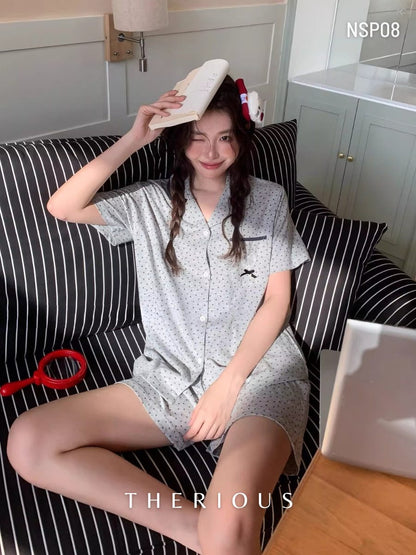 Sana Cotton Pajamas Short Pants NSP08 [Preorder]