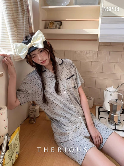 Sana Cotton Pajamas Short Pants NSP08 [Preorder]