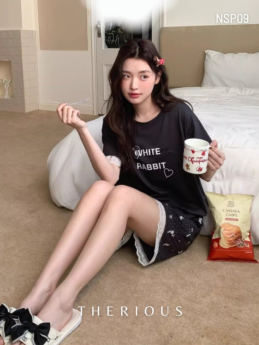 Sana Cotton Pajamas Short Pants NSP09 [Preorder]
