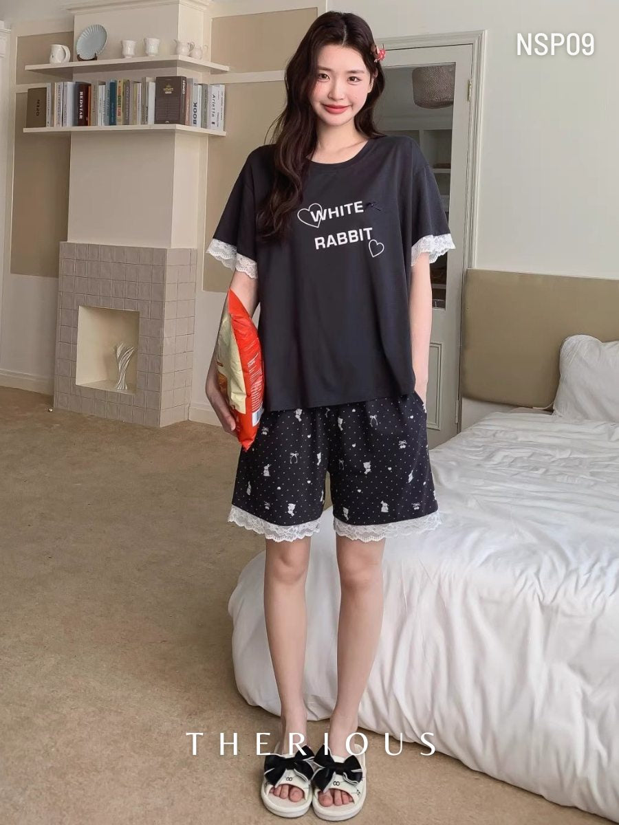 Sana Cotton Pajamas Short Pants NSP09 [Preorder]