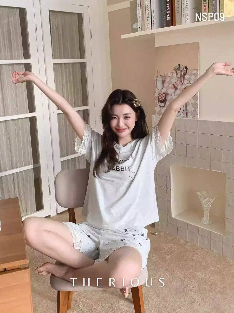 Sana Cotton Pajamas Short Pants NSP09 [Preorder]