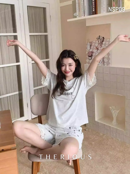 Sana Cotton Pajamas Short Pants NSP09 [Preorder]