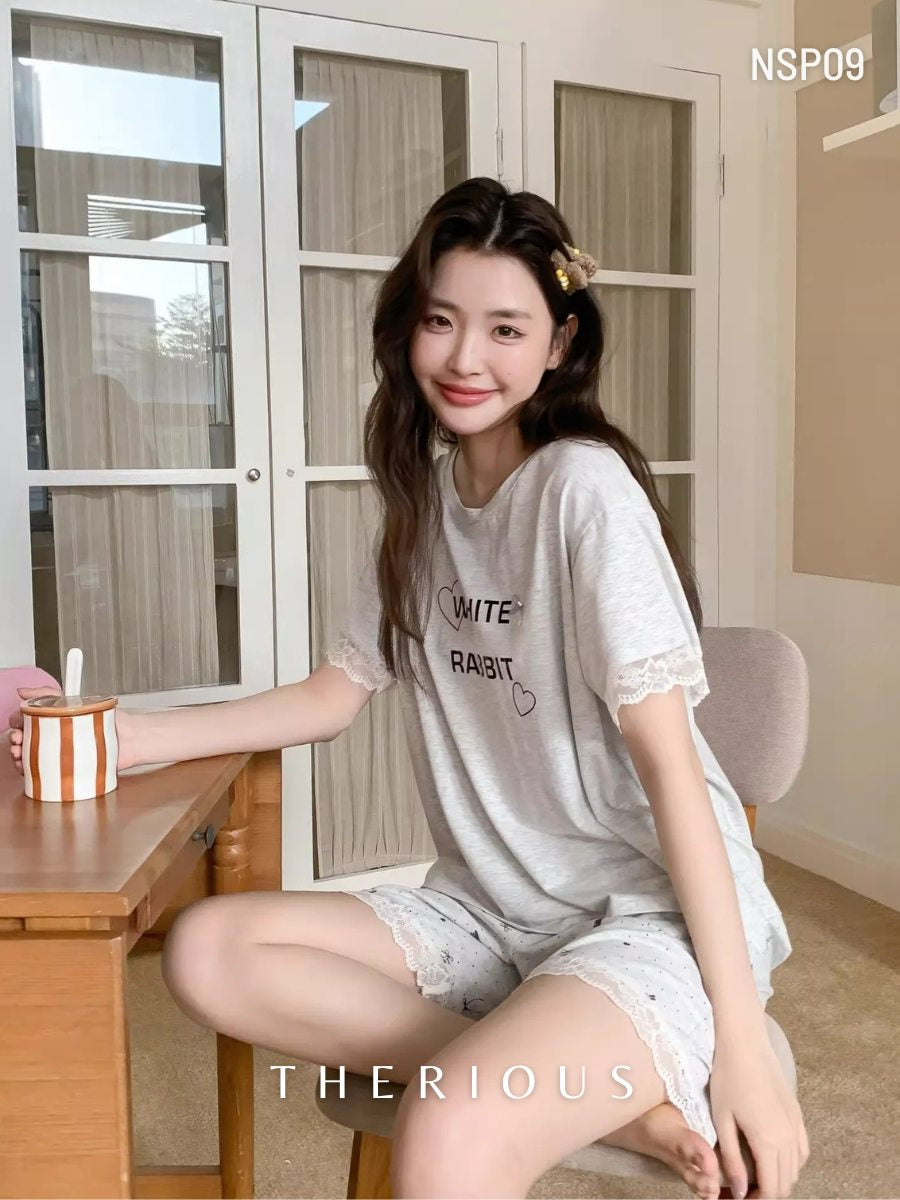 Sana Cotton Pajamas Short Pants NSP09 [Preorder]