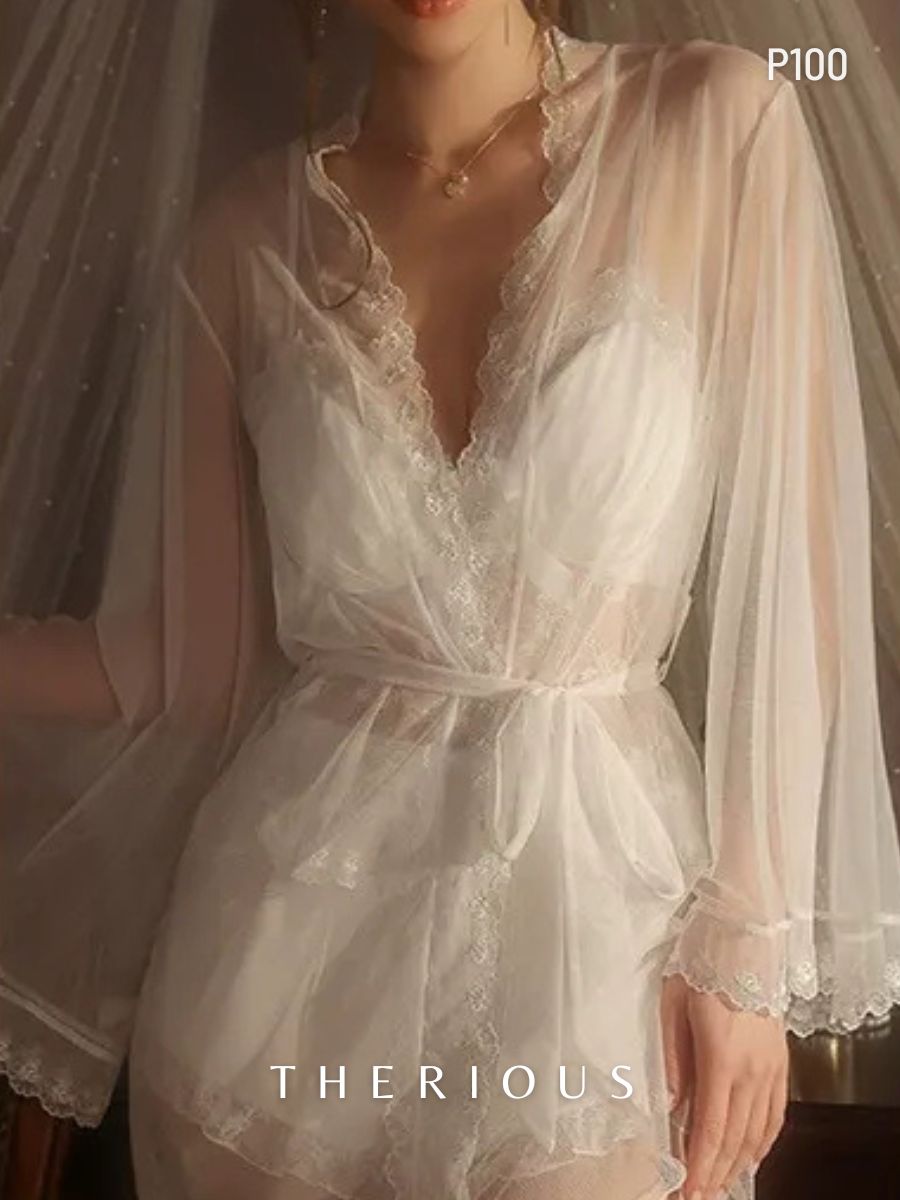 Jayla Lace Pants Set Lingerie P100 [Ready Stock]