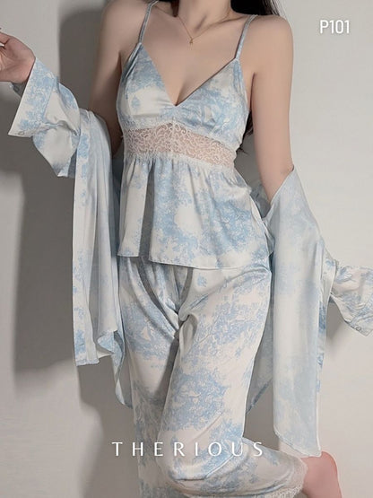 Jayla Long Pants Set Lingerie P101 [Ready Stock]