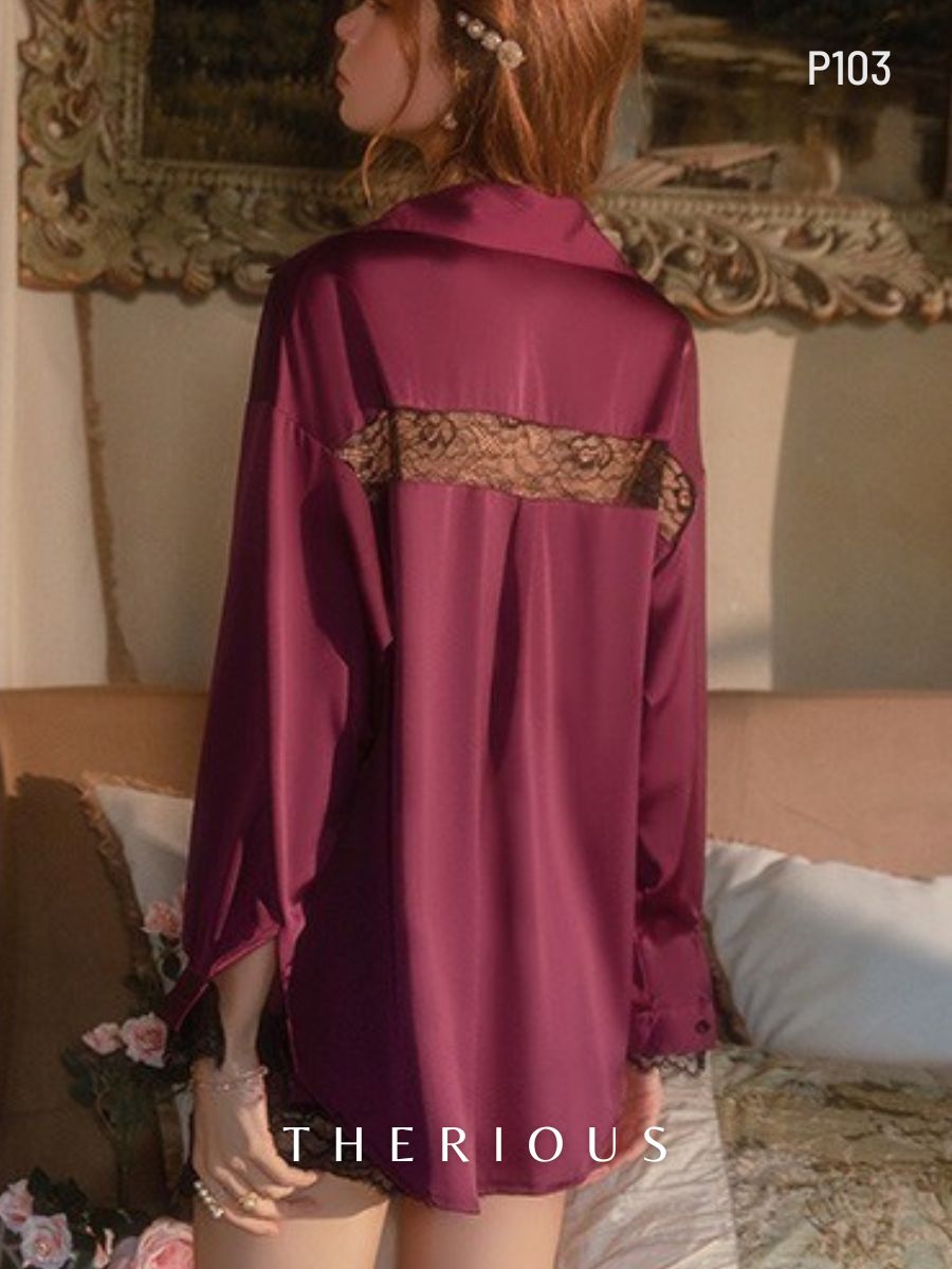 Maeve Pants Set BF T Lingerie P103 [Ready Stock]