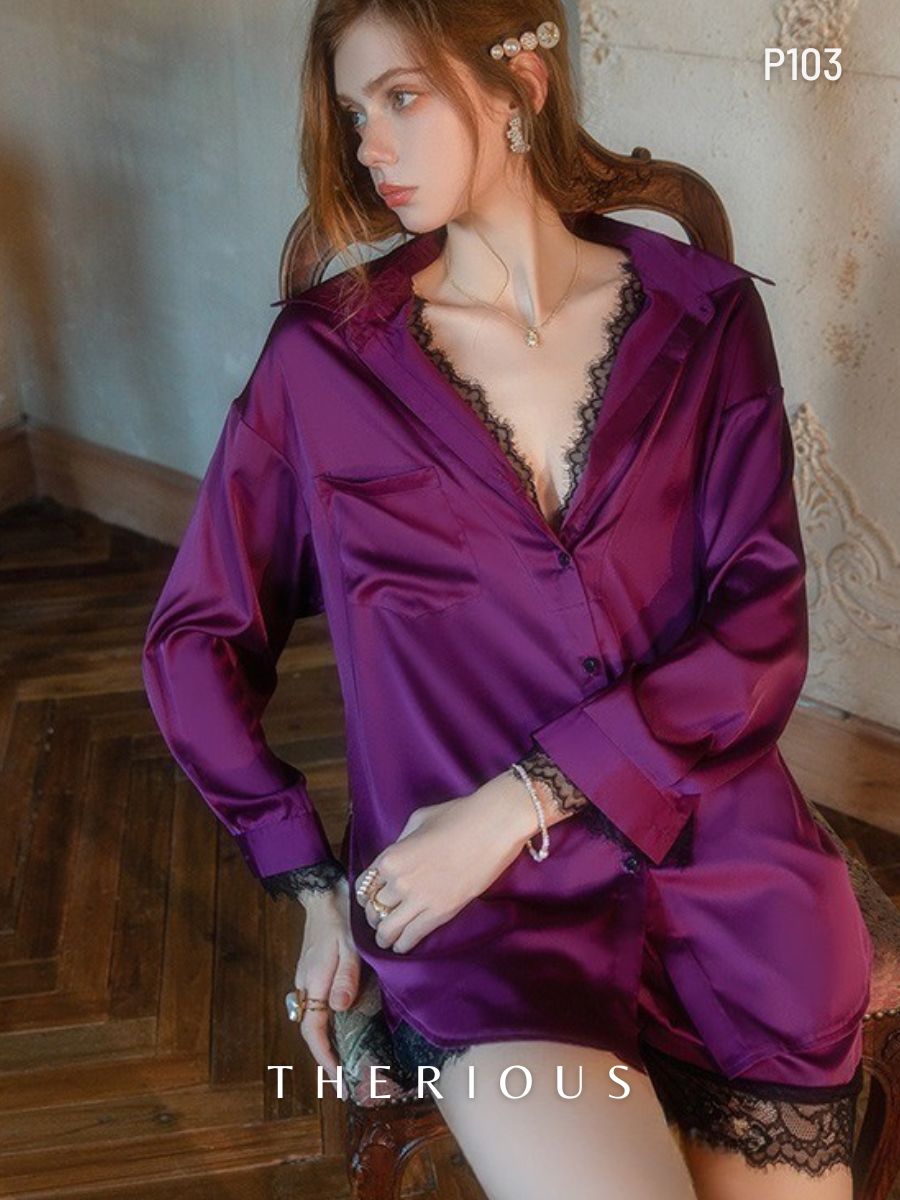 Maeve Pants Set BF T Lingerie P103 [Ready Stock]