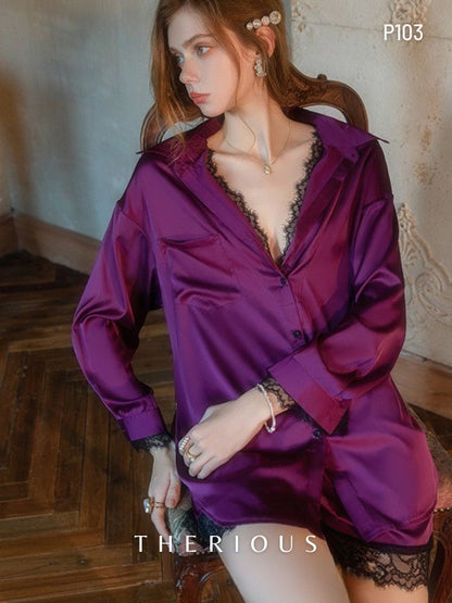 Maeve Pants Set BF T Lingerie P103 [Ready Stock]