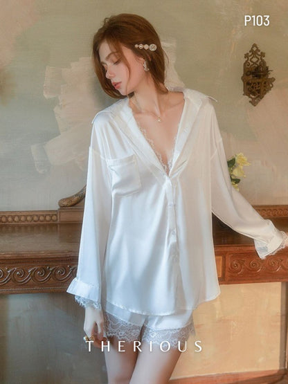 Maeve Pants Set BF T Lingerie P103 [Ready Stock]