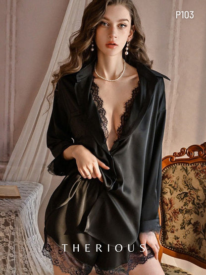 Maeve Pants Set BF T Lingerie P103 [Ready Stock]