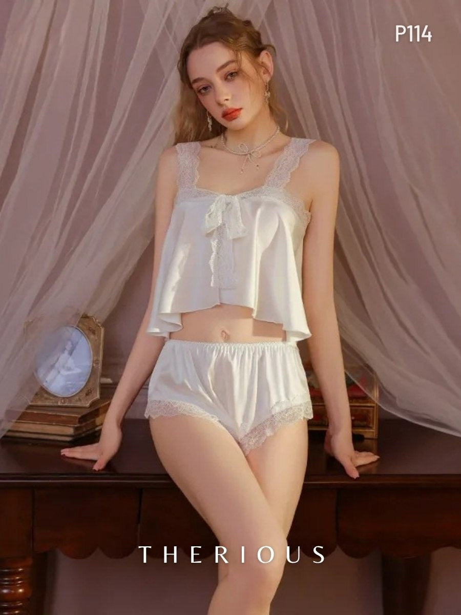 Rynlee Lace Pants Set Lingerie P114 [Preorder]