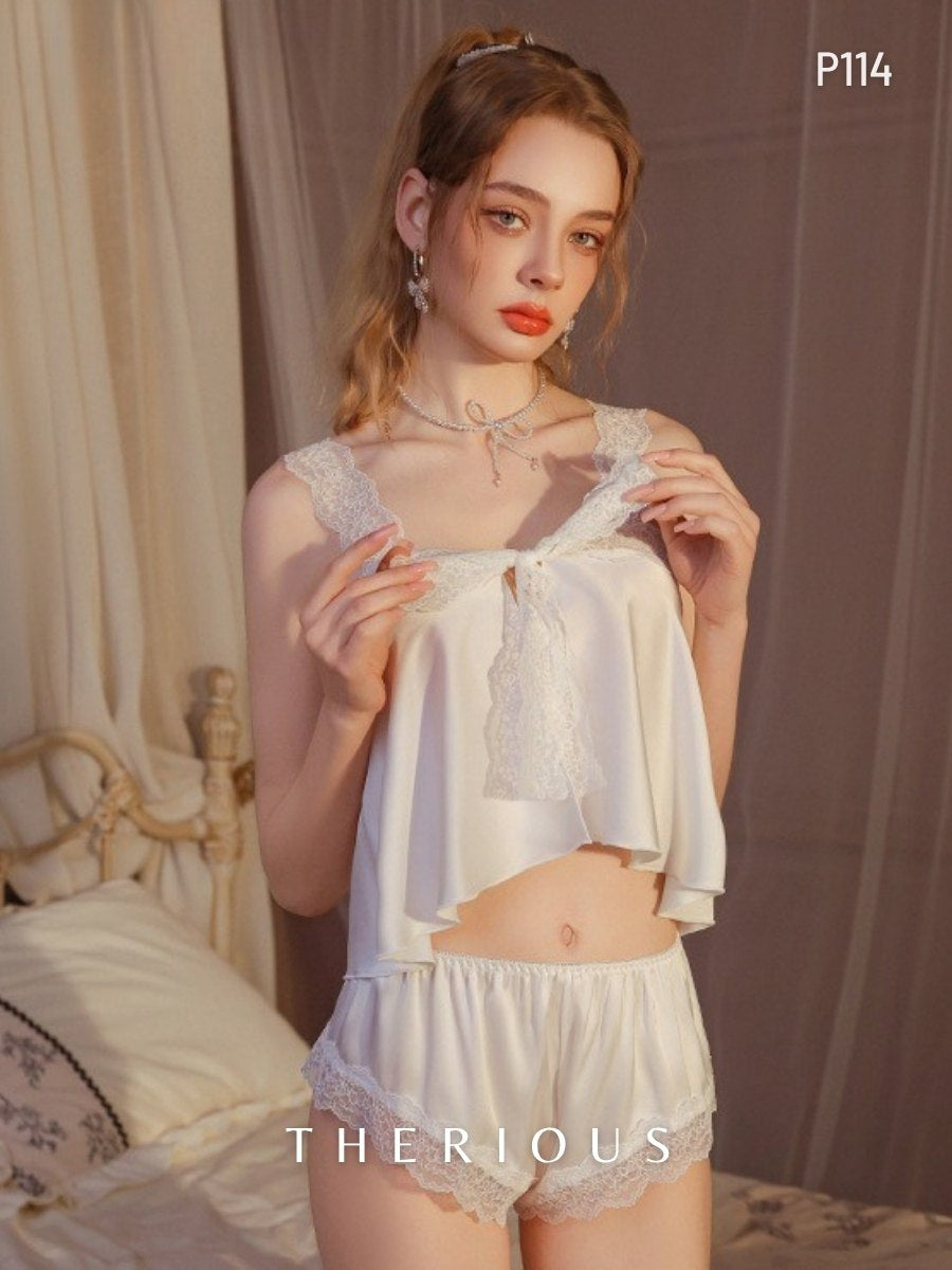 Rynlee Lace Pants Set Lingerie P114 [Preorder]