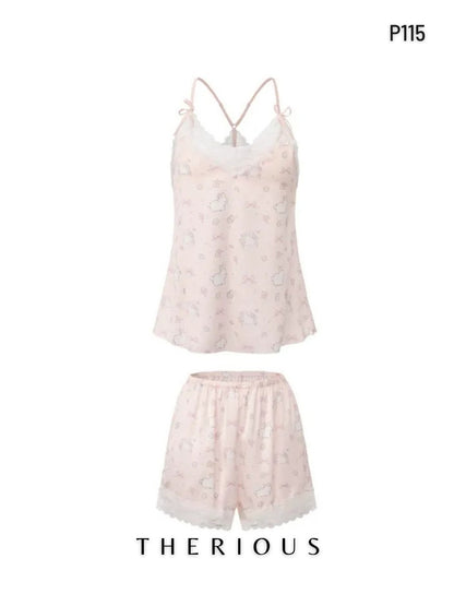 Rynlee Rabbit Pants Set Lingerie P115 [Preorder]