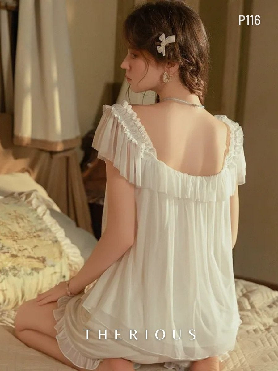 Rynlee Tulle Pants Set Lingerie P116 [Ready Stock]