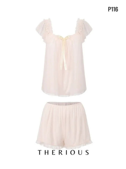 Rynlee Tulle Pants Set Lingerie P116 [Ready Stock]