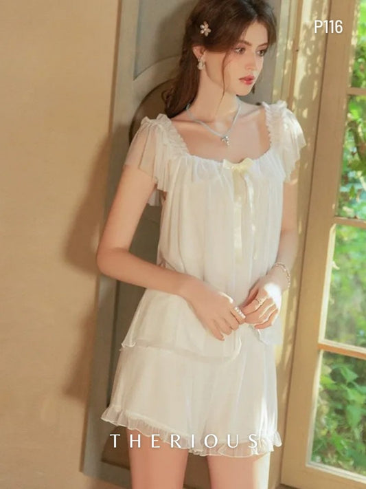 Rynlee Tulle Pants Set Lingerie P116 [Ready Stock]