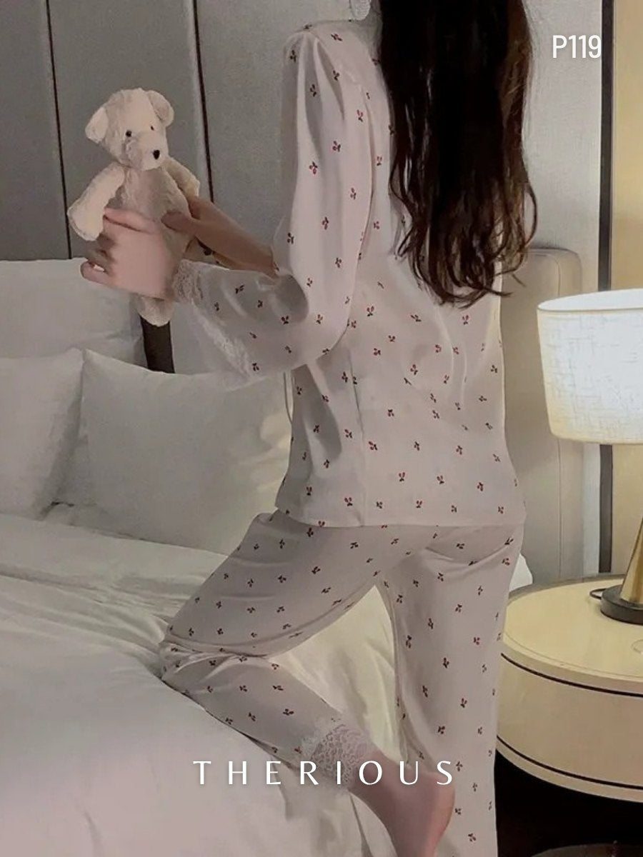 Rynlee Long Pants Set Lingerie P119 [Ready Stock]