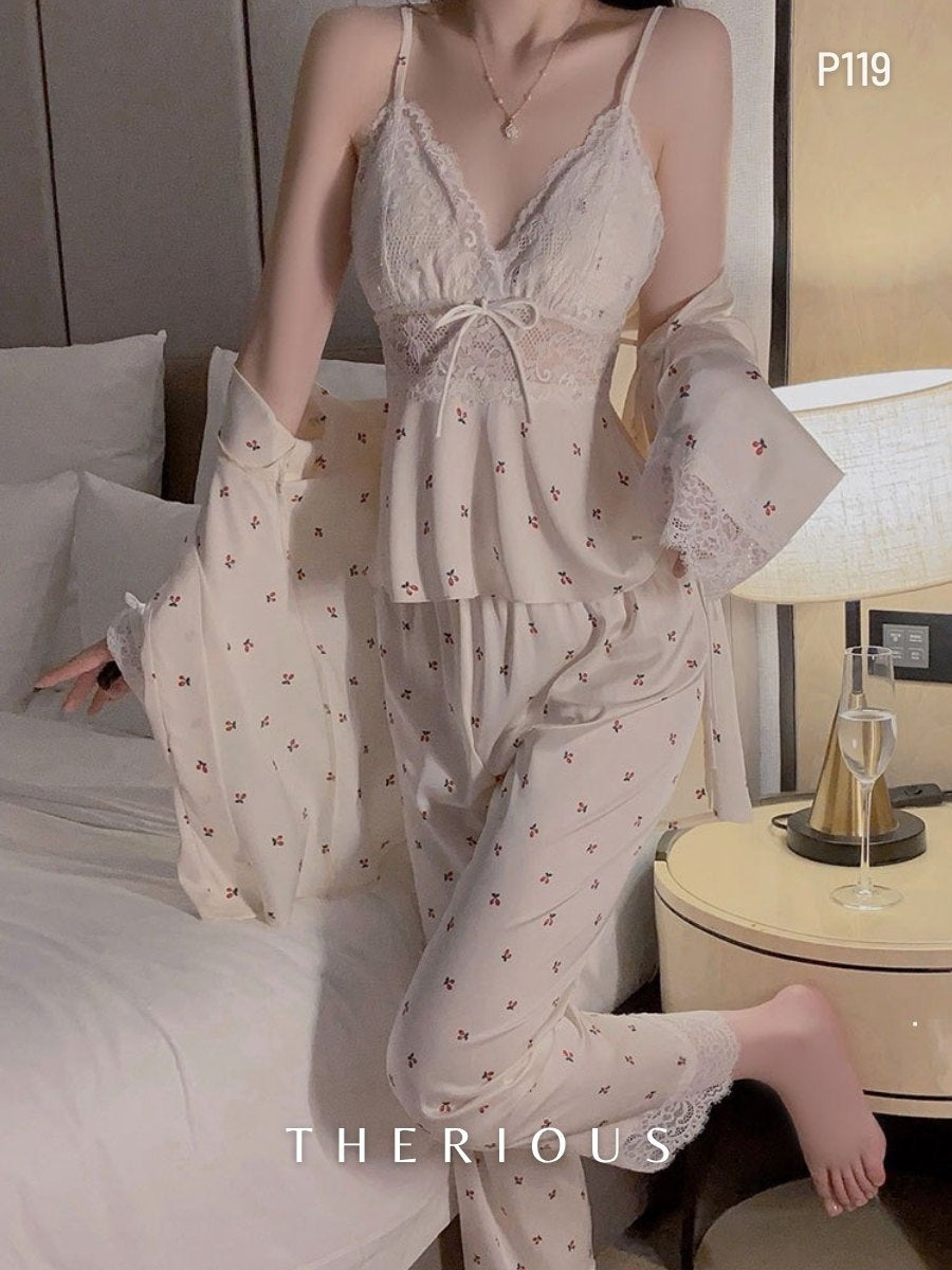 Rynlee Long Pants Set Lingerie P119 [Ready Stock]