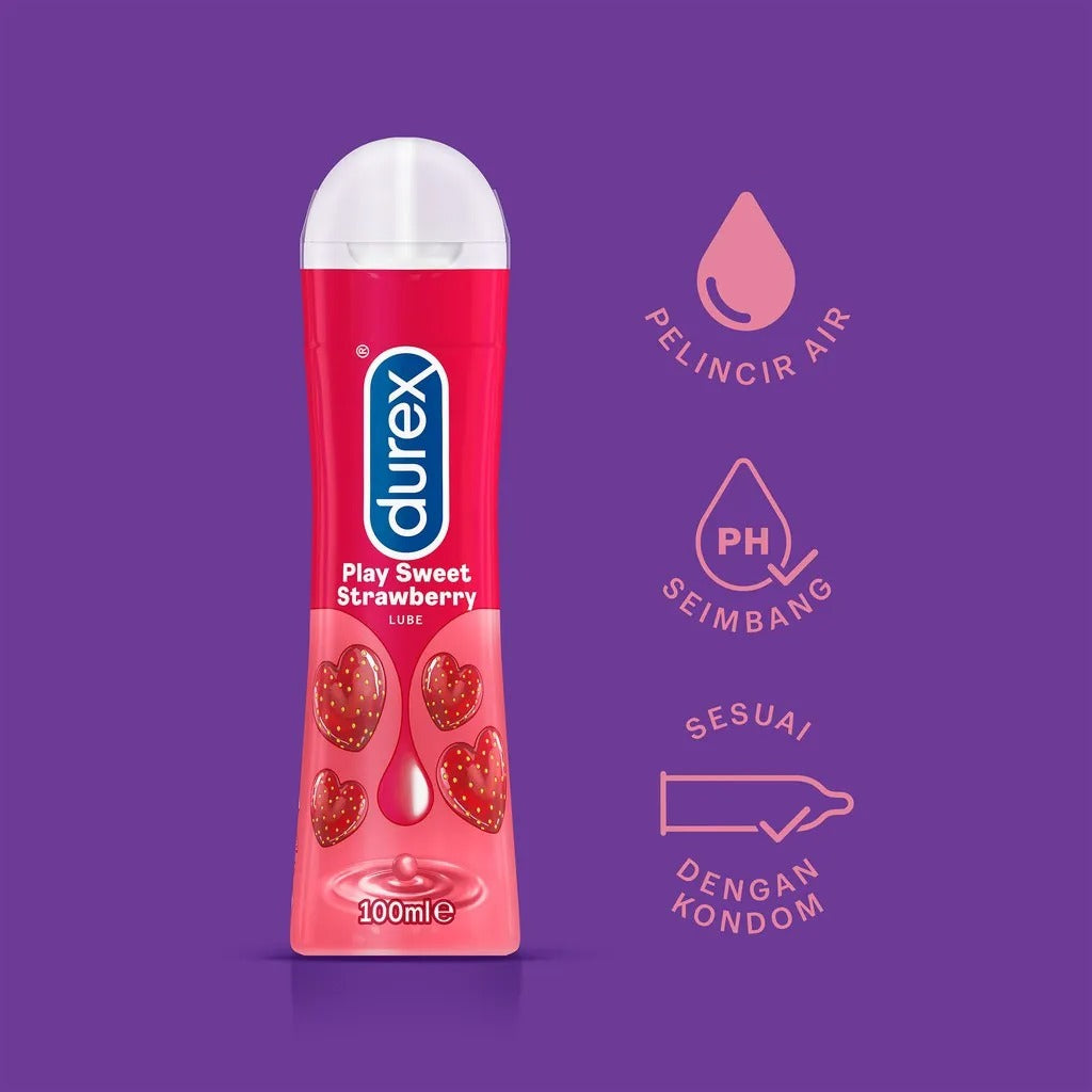 Durex Play Strawberry Lube 100ml [Ready Stock]