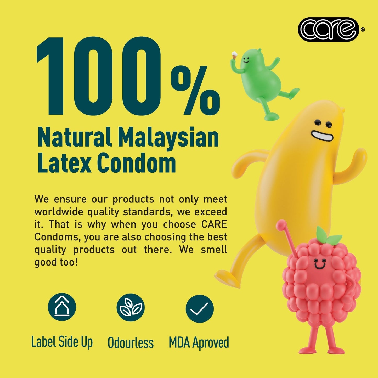 Care 40 Musang King 3’S Condom [Ready Stock]